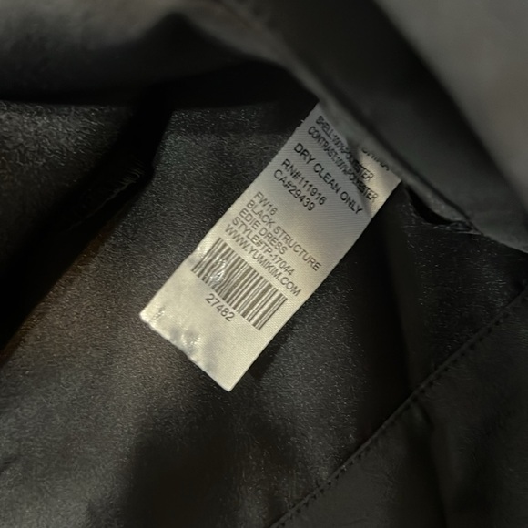 Yumi Kim Edie Choker V-Neck Black Mini Dress Side Pockets NWT Sz M - Picture 11 of 11